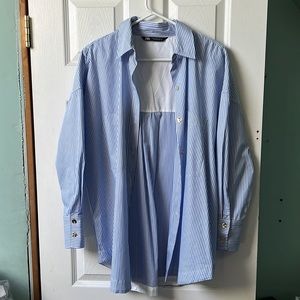 Zara Striped Button Up